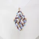 Symphony - Shea Rhombus M-Violet Organza - 1